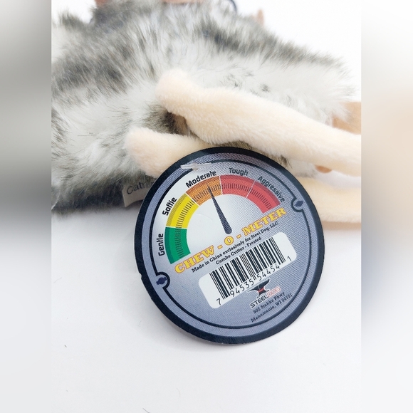 Combo Critter Frosted Rat with Catnip Pocket Realistic Design - Picture 3 of 6